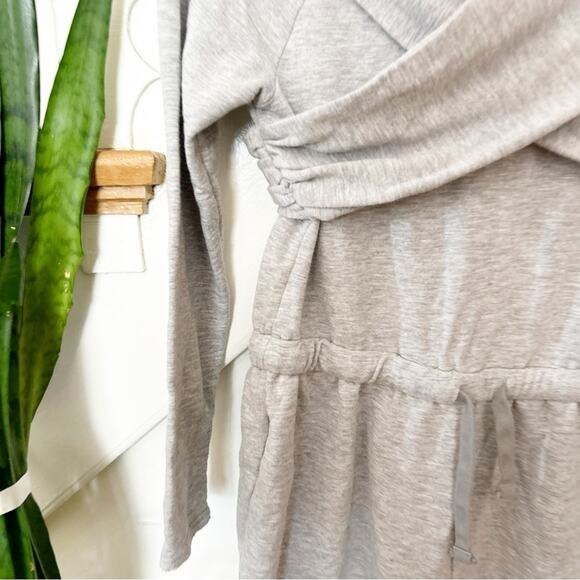 Free People Movement Heather Grey Love Spell Off The Shoulder One Piece Size L - Picture 3 of 10